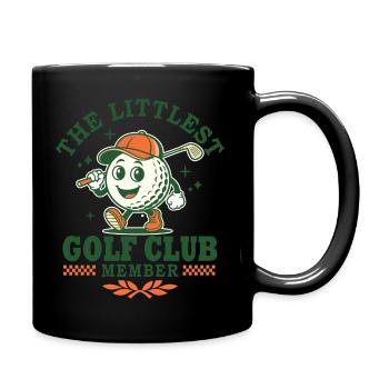 Kleines Golfmitglied - Tasse einfarbig - Schwarz - Rechts