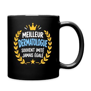 Bester humorvoller Dermatologe - Tasse einfarbig - Schwarz - Rechts