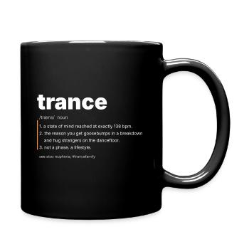 Trance Definition - Not A Phase - Tasse einfarbig - Schwarz - Rechts