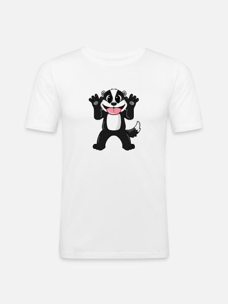 Badger - Men's Slim Fit T-Shirt - white