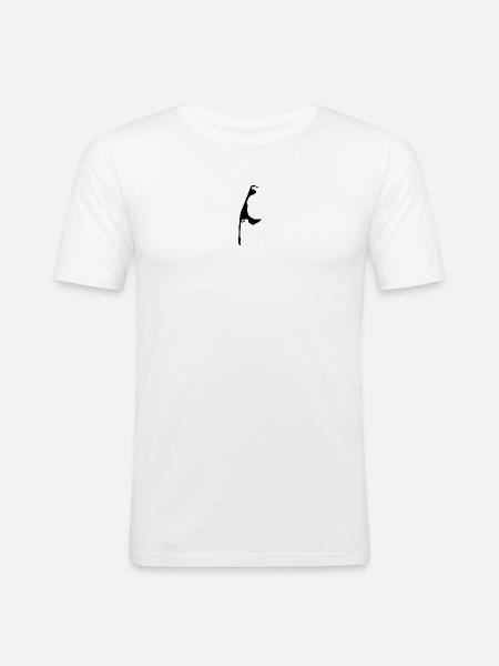 SYLT - Männer Slim Fit T-Shirt - Weiß