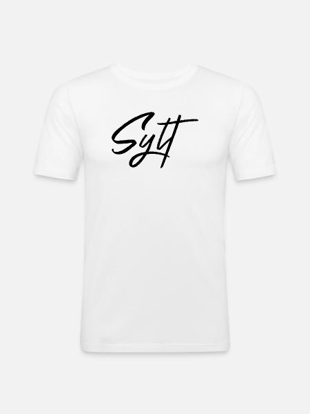 Sylt - Männer Slim Fit T-Shirt - Weiß