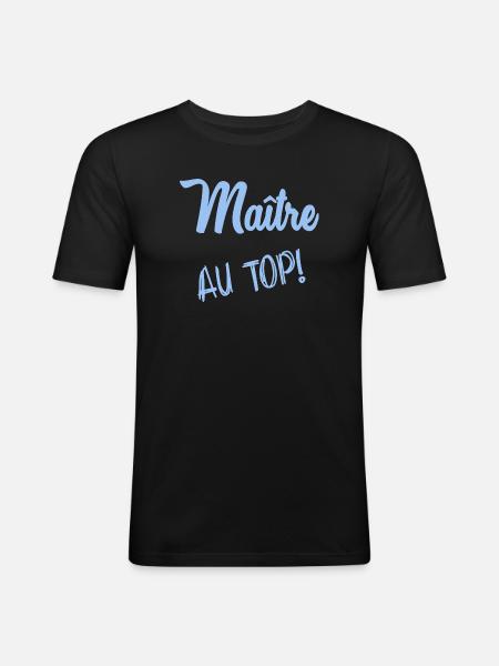 MASTER. MASTER - Men's Slim Fit T-Shirt - black