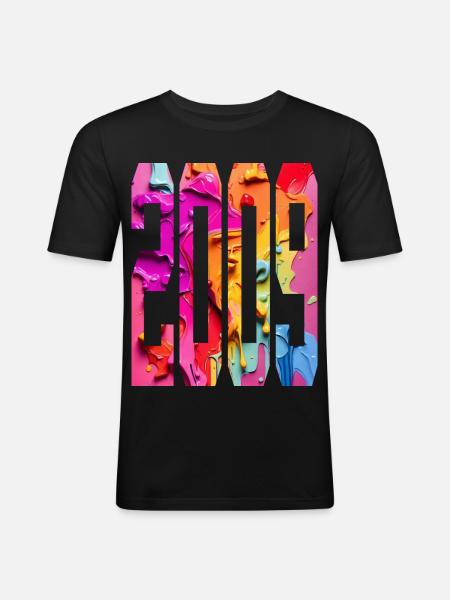 BUNT 17TH BIRTHDAY 2009 - Men's Slim Fit T-Shirt - black