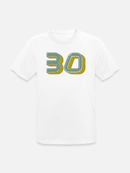 30 - Men's Breathable T-Shirt - white