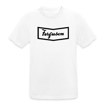 Logo de capot Ferguson TE20 - T-shirt respirant Homme - blanc - Devant - AI Model Male 185 dark (185cm)
