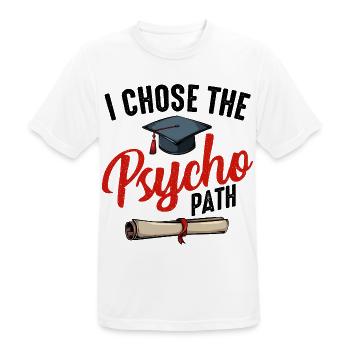 Psychologe - Männer T-Shirt atmungsaktiv - Weiß - Vorne - AI Model Male 185 dark (185cm)