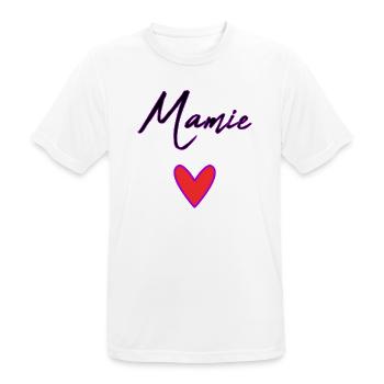 GRANNY. MOM. GRANDMA. MOTHER'S DAY - Men's Breathable T-Shirt - white - Front - AI Model Male 185 dark (185cm)