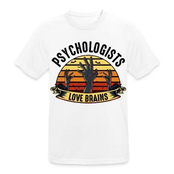 Psychologe - Männer T-Shirt atmungsaktiv - Weiß - Vorne - AI Model Male 185 dark (185cm)