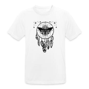 Tarot Karte Okkult Astrologie gothic esoterik - Männer T-Shirt atmungsaktiv - Weiß - Vorne - AI Model Male 185 dark (185cm)