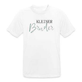 Kleiner Bruder - Männer T-Shirt atmungsaktiv - Weiß - Vorne - AI Model Male 185 dark (185cm)