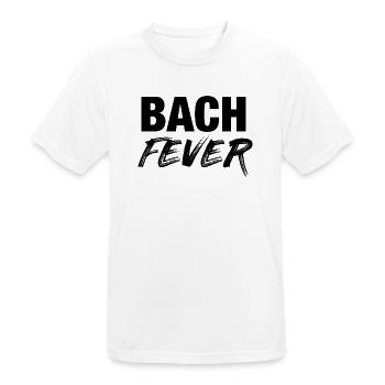 Johann Sebastian Bach T-Shirt lustiger Spruch - Männer T-Shirt atmungsaktiv - Weiß - Vorne - AI Model Male 185 dark (185cm)