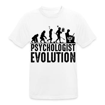 Psychologe - Männer T-Shirt atmungsaktiv - Weiß - Vorne - AI Model Male 185 dark (185cm)