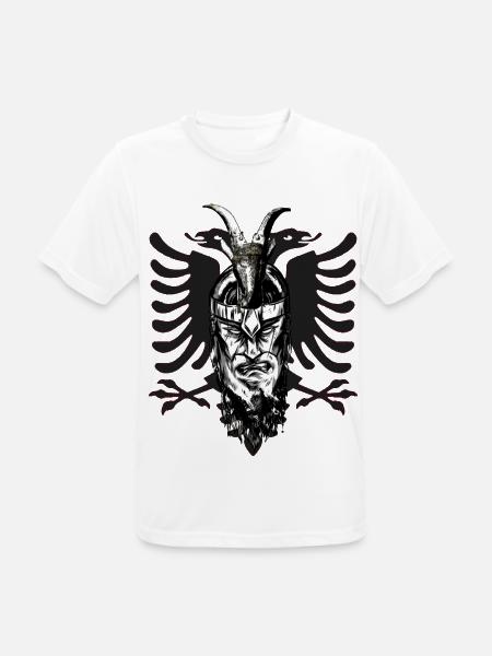 Skenderbeg Albanien Kosovo Geschenkidee - Männer T-Shirt atmungsaktiv - Weiß
