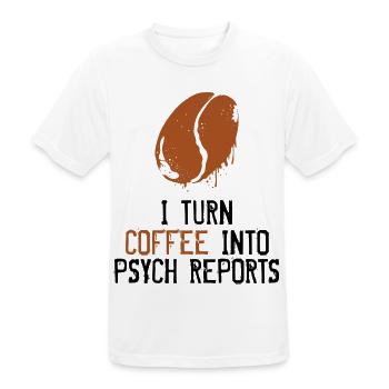 Psychologe - Männer T-Shirt atmungsaktiv - Weiß - Vorne - AI Model Male 185 dark (185cm)