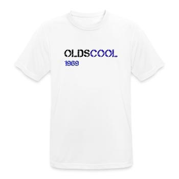 1969 olds cool - T-shirt respirant Homme - blanc - Devant - AI Model Male 185 dark (185cm)