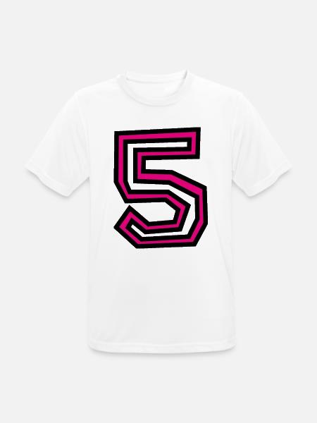 5 - Men's Breathable T-Shirt - white