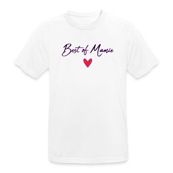 OMA. MUTTERTAG. ALLES GUTE ZUM GEBURTSTAG OMA. ICH LIEBE DICH - Männer T-Shirt atmungsaktiv - Weiß - Vorne - AI Model Male 185 dark (185cm)