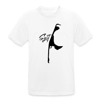 Insel Sylt - Männer T-Shirt atmungsaktiv - Weiß - Vorne - AI Model Male 185 dark (185cm)