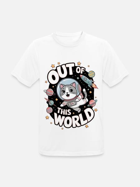 Out Of This World - Men's Breathable T-Shirt - white