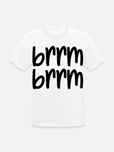brrm brrm - T-shirt respirant Homme - blanc