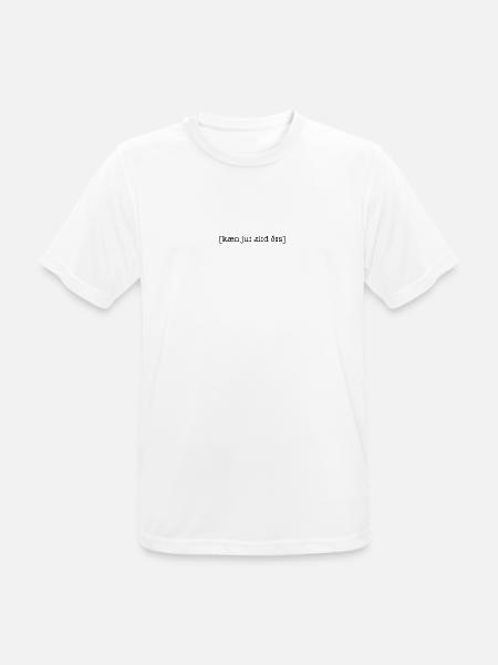 IPA - kæn jʊ͡ɹ ɹiːd ðɪs - Männer T-Shirt atmungsaktiv - Weiß