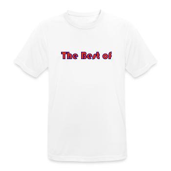 MOM. MOTHERS' DAY. HAPPY BIRTHDAY MOM. I LOVE YOU - Men's Breathable T-Shirt - white - Front - AI Model Male 185 dark (185cm)