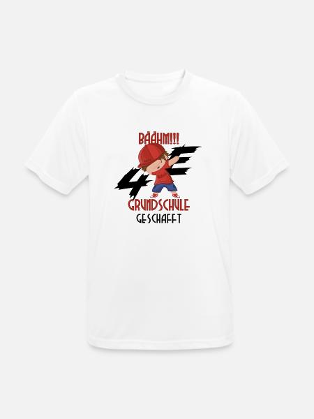 Dab Boy Grundschule - Männer T-Shirt atmungsaktiv - Weiß