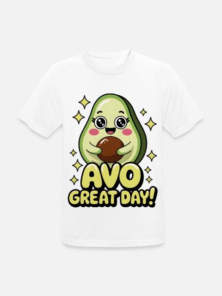 Avo Great Day! - Men's Breathable T-Shirt - white