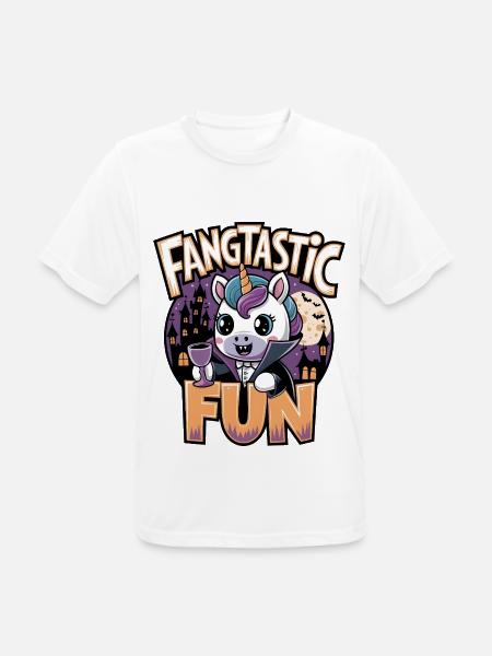 Fangtastic Fun - Men's Breathable T-Shirt - white