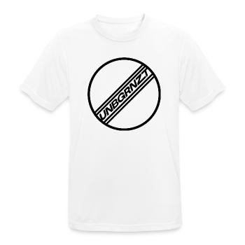 UNBGRNZT by Unlimited Apparel - Men's Breathable T-Shirt - white - Front - AI Model Male 185 dark (185cm)