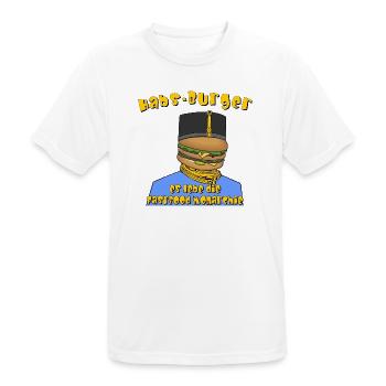 Habs-Burger Habsburger - HamBurger - Monarchie - Männer T-Shirt atmungsaktiv - Weiß - Vorne - AI Model Male 185 dark (185cm)