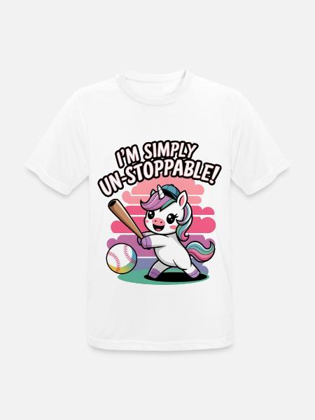 I'm Simply Un-stoppable! - Men's Breathable T-Shirt - white