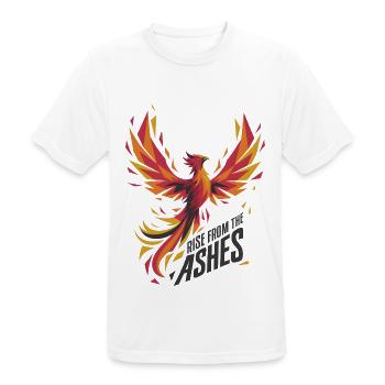 Rise From The Ashes - Men's Breathable T-Shirt - white - Front - AI Model Male 185 dark (185cm)