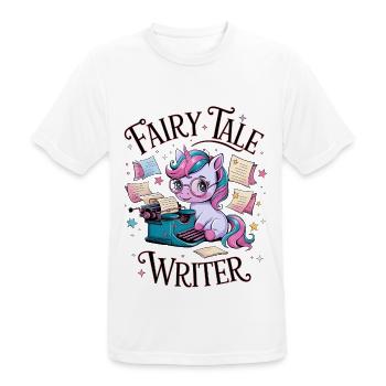 Fairy Tale Writer - Men's Breathable T-Shirt - white - Front - AI Model Male 185 dark (185cm)