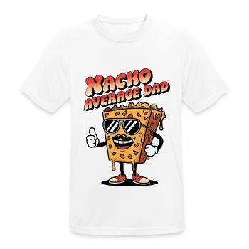 Nacho Average Dad - Men's Breathable T-Shirt - white - Front - AI Model Male 185 dark (185cm)