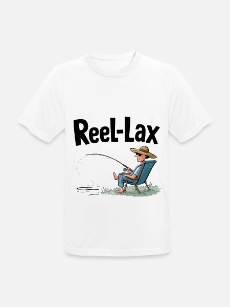 Reel laxiste - T-shirt respirant Homme - blanc