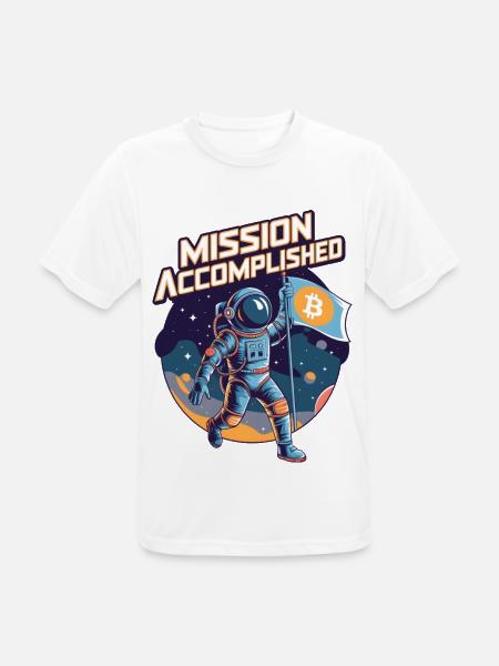 Mission Accomplished - Men's Breathable T-Shirt - white