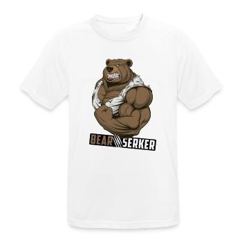 Bearserker - Men's Breathable T-Shirt - white - Front - AI Model Male 185 dark (185cm)