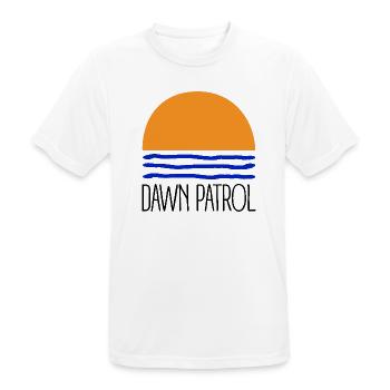 Classic Dawn Patrol - Männer T-Shirt atmungsaktiv - Weiß - Vorne - AI Model Male 185 dark (185cm)