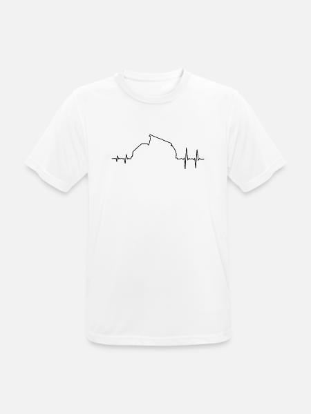 Camper California Classic Oldtimer - Männer T-Shirt atmungsaktiv - Weiß