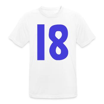 ALLES GUTE ZUM GEBURTSTAG. ALLES GUTE ZUM GEBURTSTAG. JAHRESTAG. - Männer T-Shirt atmungsaktiv - Weiß - Vorne - AI Model Male 185 dark (185cm)
