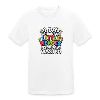 Kindergartenlehrer-Leben Niedliche Schullehrerin - Männer T-Shirt atmungsaktiv - Weiß - Vorne - AI Model Male 185 dark (185cm)