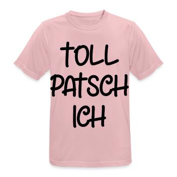 Tollpatsch Ich tollpatschig lustig tollpatschich - Männer T-Shirt atmungsaktiv - Rosa - Vorne - AI Model Male 185 dark (185cm)