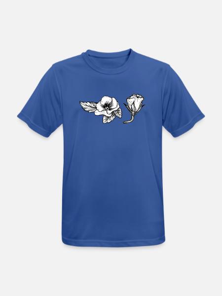 Pensée - T-shirt respirant Homme - bleu royal