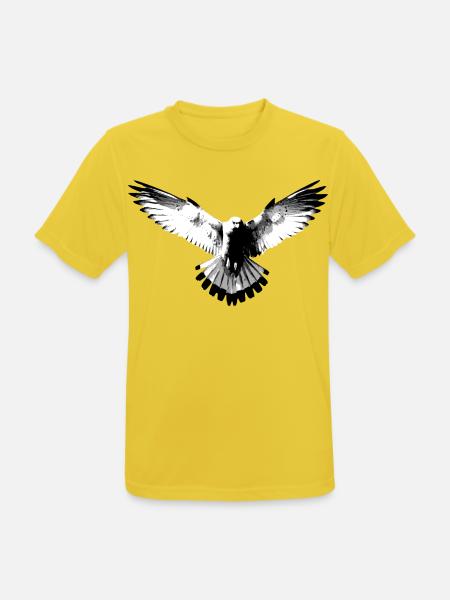 Falcon black and white - Men's Breathable T-Shirt - sunshine