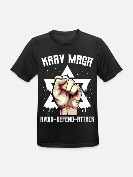 Krav Maga - Men's Breathable T-Shirt - black