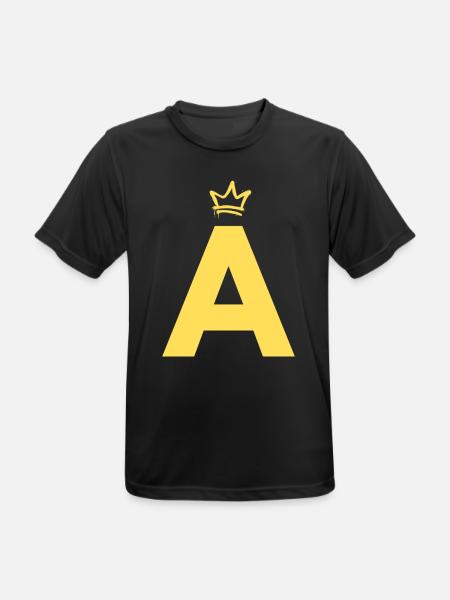 A comme Alvin - T-shirt respirant Homme - noir