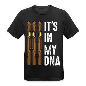cigare - T-shirt respirant Homme - noir - Devant - AI Model Male 178 light (178cm)