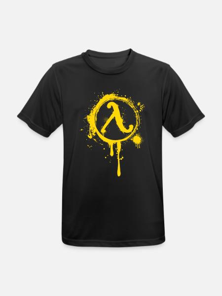 Halbwertszeit Widerstand Lambda-Symbol - Männer T-Shirt atmungsaktiv - Schwarz